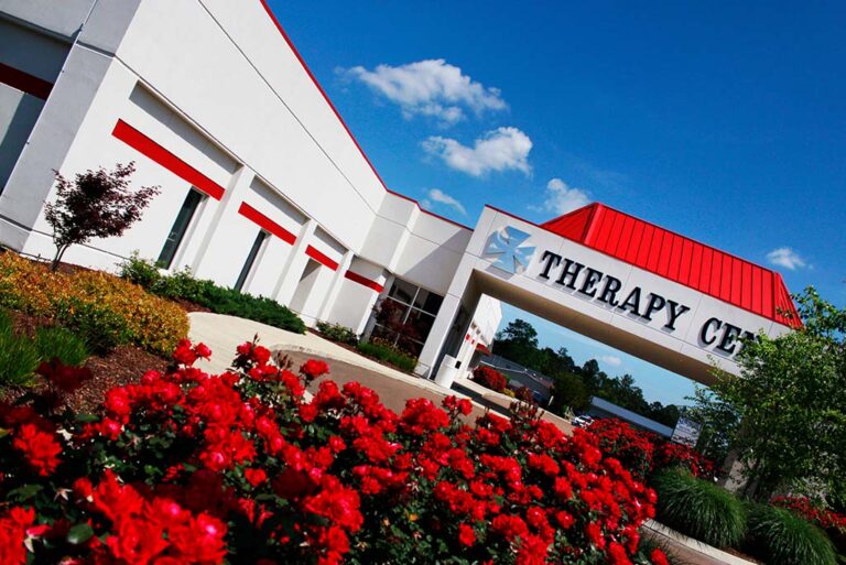 entrance of therapy center