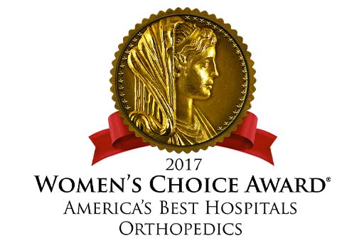 America's Best Hospitals Women's Choice Award Orthopedics 