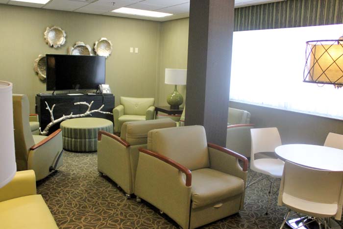 ICU waiting room after renovations